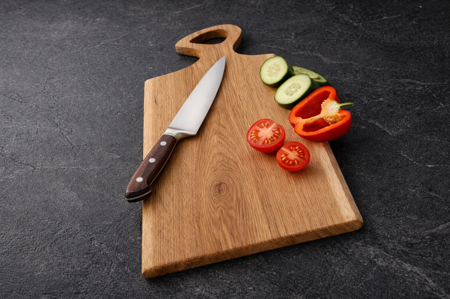 Schneidebrett Eiche 60x35cm